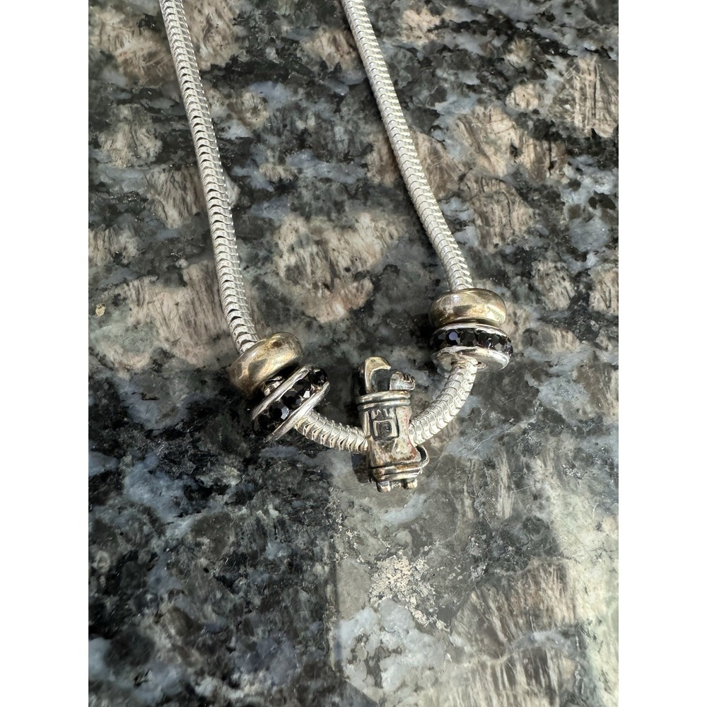 MA .925 Sterling Silver Italy Charm Golf Bag‎ Necklace. Golfing Jewelry. Heavy